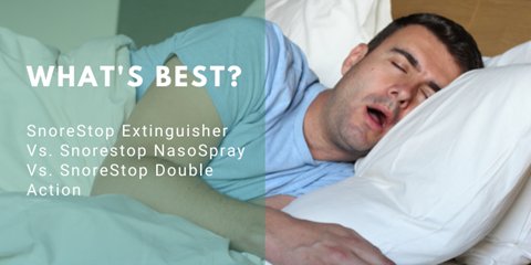What's Best: SnoreStop Throat Spray vs. Nasal Spray Vs. Double Action - SnoreStop