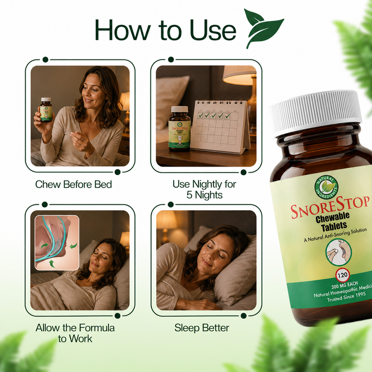 SnoreStop® Anti-Snoring Chewable Tablets