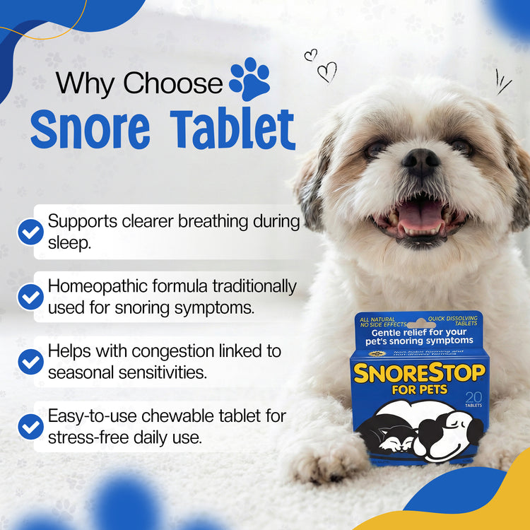 SnoreStop for Pets Anti-Snoring Tablets