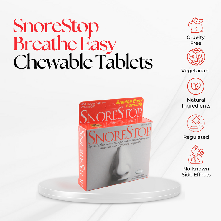 SnoreStop Anti-Snoring Breathe Easy Formula