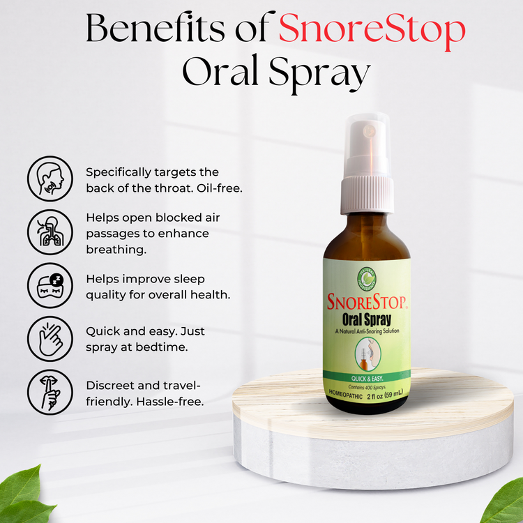 SnoreStop Anti-Snoring Oral Spray