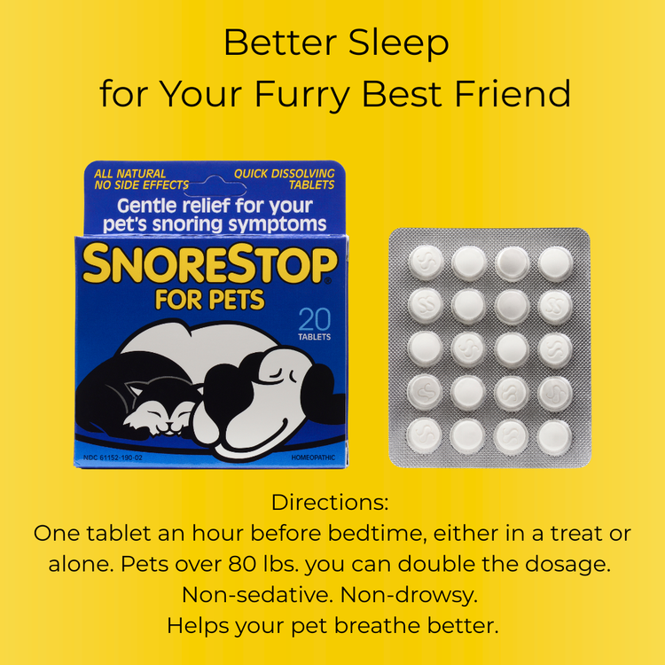 SnoreStop for Pets Anti-Snoring Tablets
