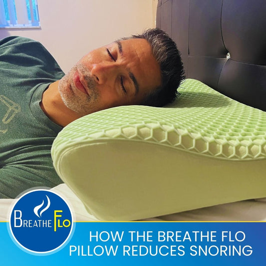 How SnoreStop Breathe Flo Pillow Reduces Snoring