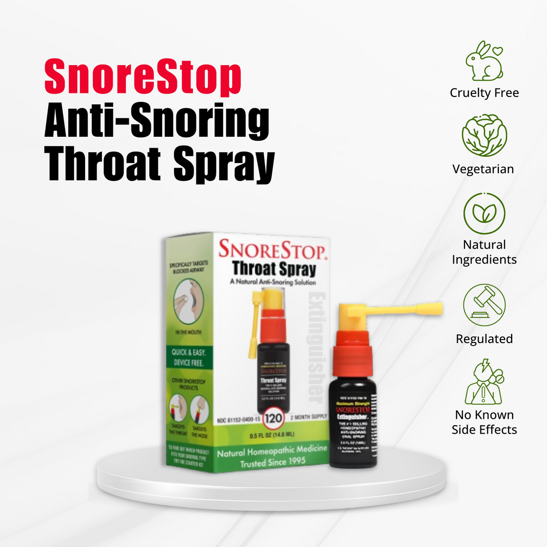 SnoreStop Anti-Snoring Throat Spray