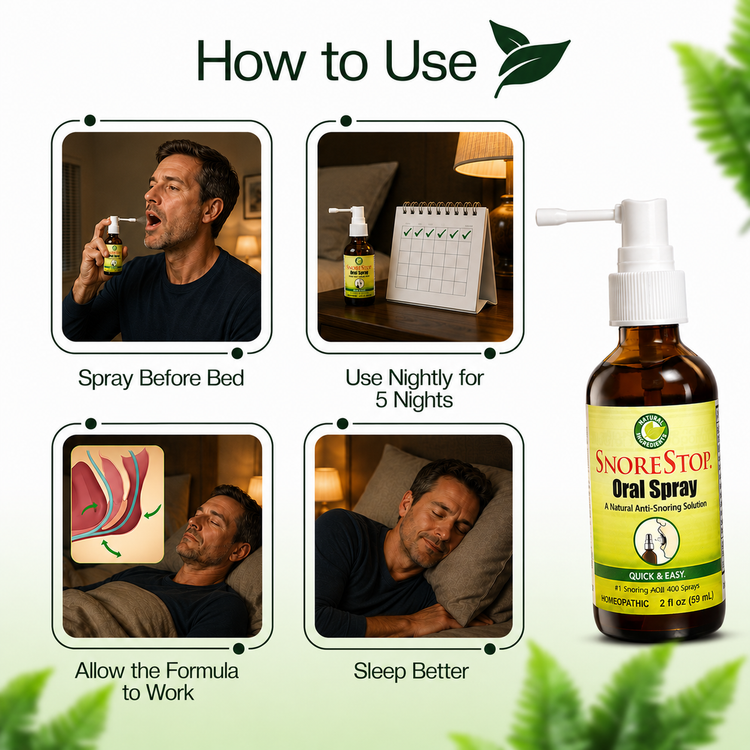 SnoreStop® Anti-Snoring Oral Spray