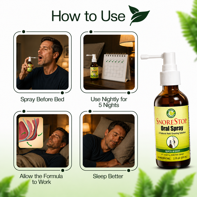 SnoreStop® Anti-Snoring Oral Spray