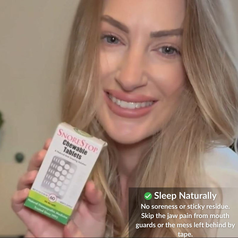 SnoreStop® | Anti-Snoring Spray & Tablets I Trusted Since 1995