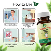 SnoreStop® Anti-Snoring Chewable Tablets
