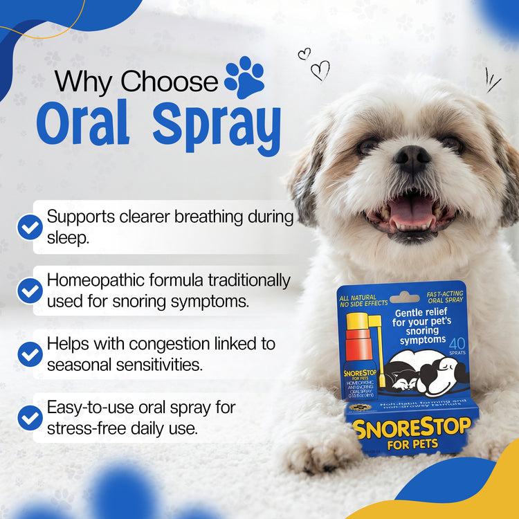 SnoreStop for Pets Anti-Snoring Spray