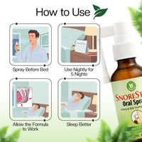 SnoreStop® Anti-Snoring Oral Spray