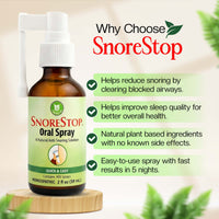 SnoreStop® Anti-Snoring Oral Spray