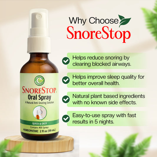 SnoreStop® Anti-Snoring Oral Spray