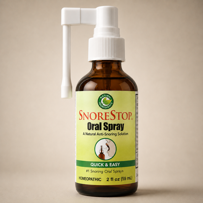 SnoreStop Oral Spray bottle