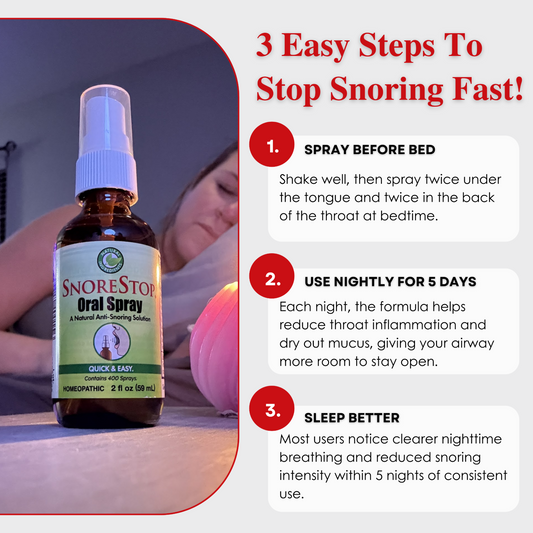 SnoreStop® Anti-Snoring Oral Spray