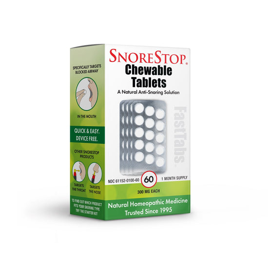 SnoreStop Anti-Snoring Chewable Tablets - SnoreStop