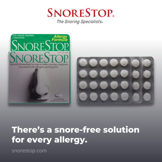 SnoreStop Anti-Snoring Multi Allergy Formula - SnoreStop