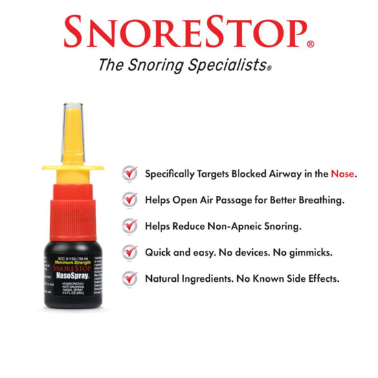SnoreStop Anti-Snoring Nasal Spray - SnoreStop