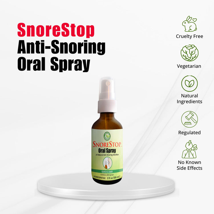 SnoreStop Anti-Snoring Oral Spray