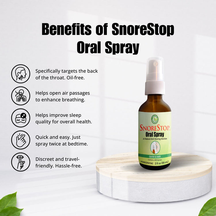 SnoreStop Anti-Snoring Oral Spray