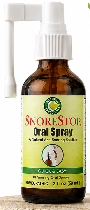 SnoreStop Oral Spray bottle